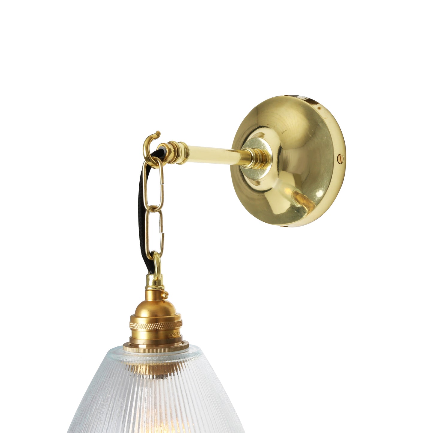 Fend Vintage Prismatic Glass Wall Light