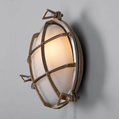 Lampe murale ronde pour cloison marine Evander