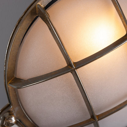 Lampe murale ronde pour cloison marine Evander