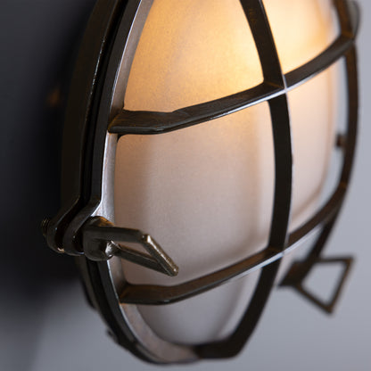 Lampe murale ronde pour cloison marine Evander