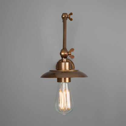 Reznor Vintage Adjustable Arm Bare Bulb Picture Light