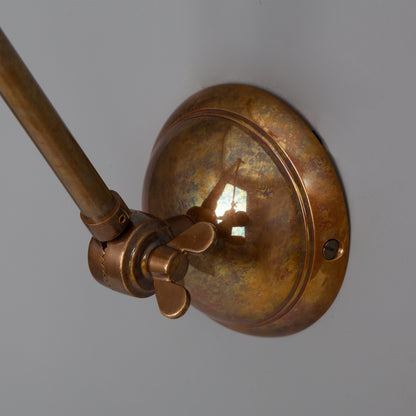 Reznor Vintage Adjustable Arm Bare Bulb Picture Light