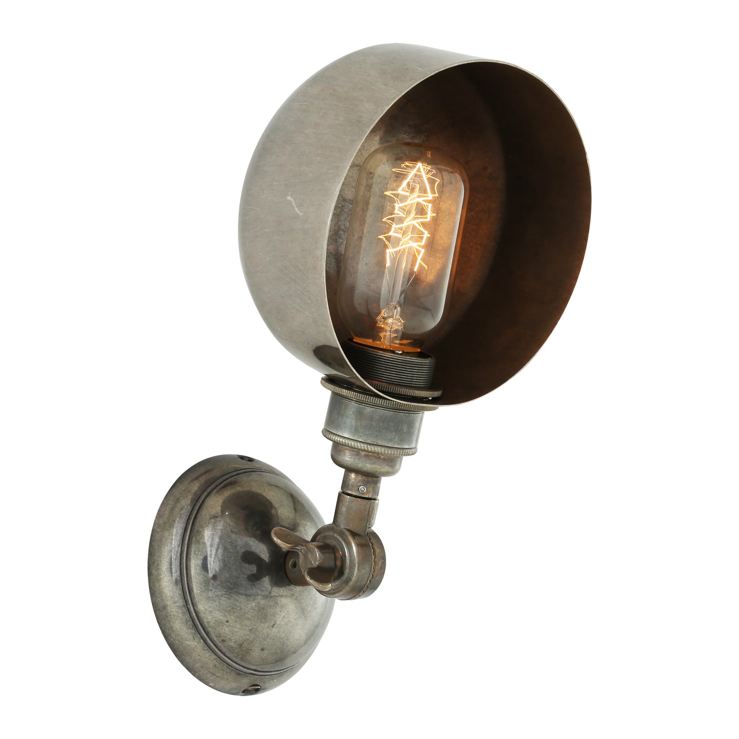 Lampe de tableau vintage réglable en laiton de San Jose