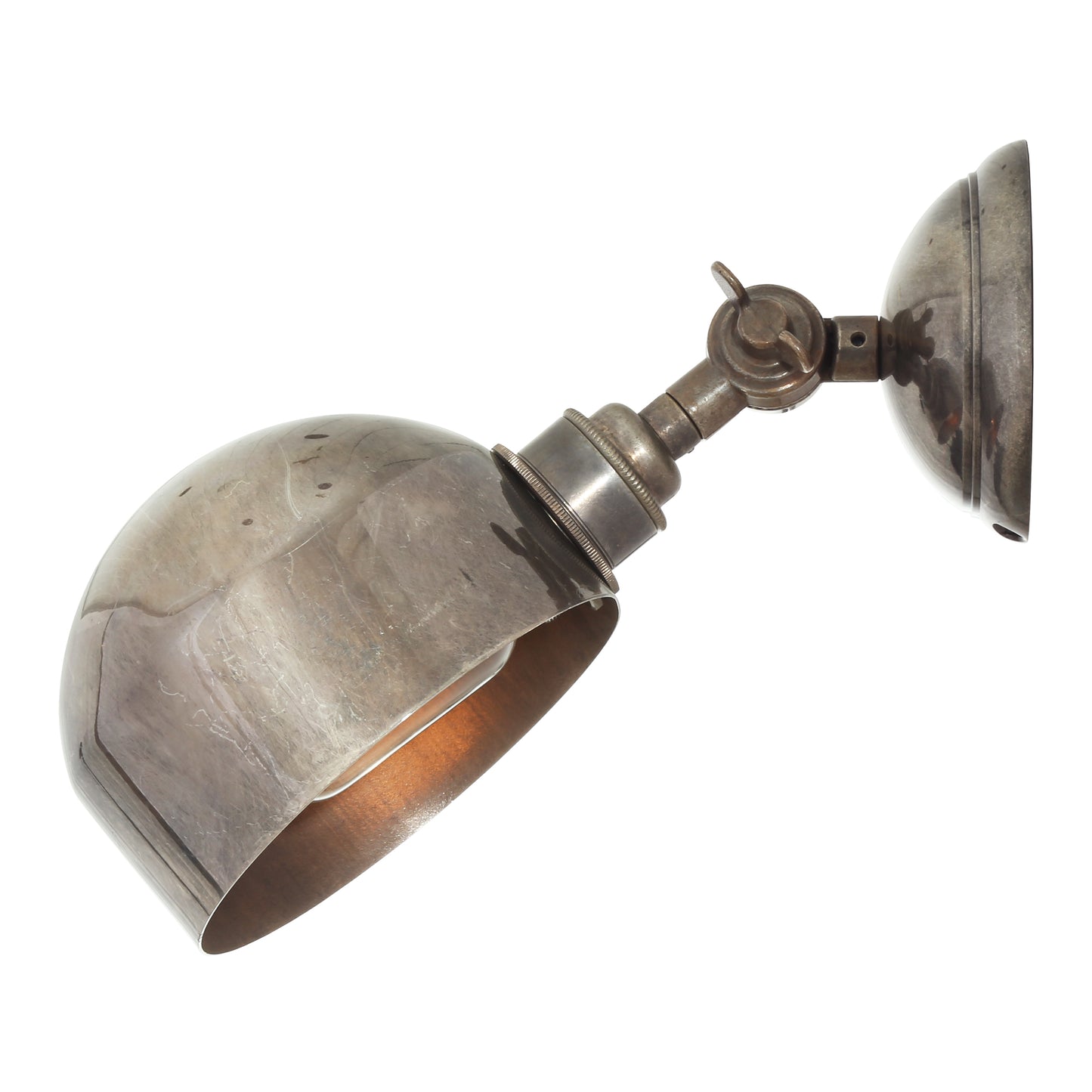 Lampe de tableau vintage réglable en laiton de San Jose