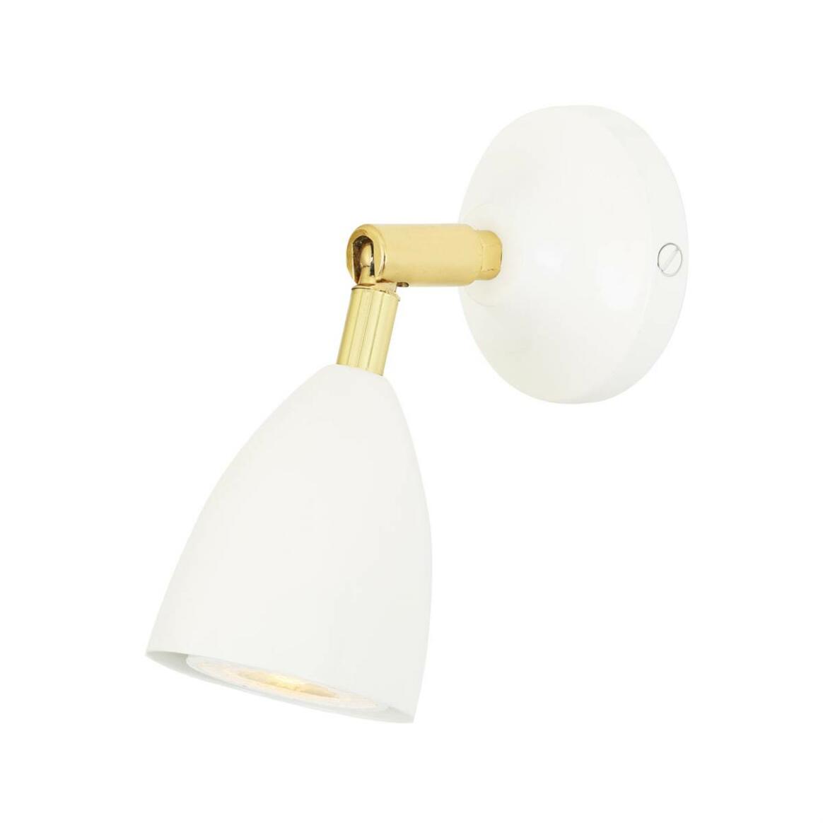 Lainio Petit projecteur mural vintage en laiton