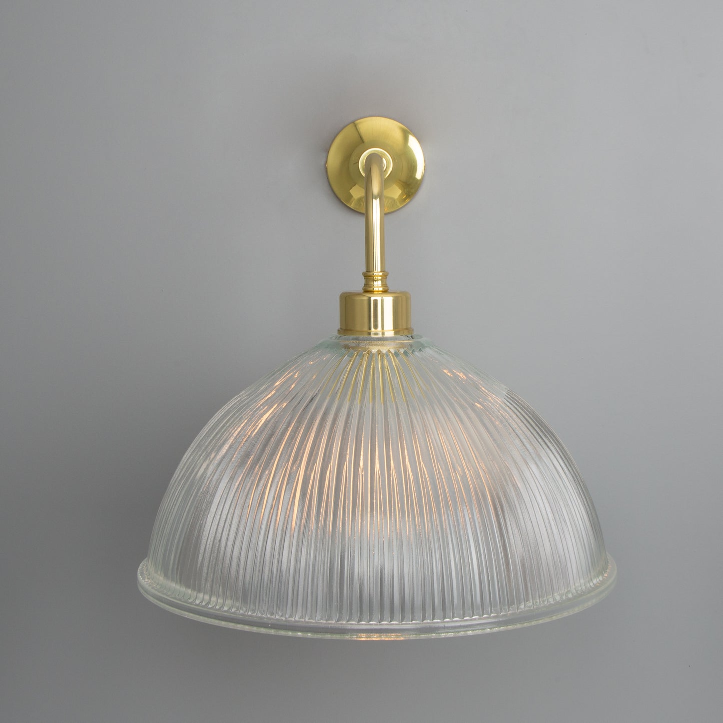 Nova Vintage Prismatic Glass Wall Light