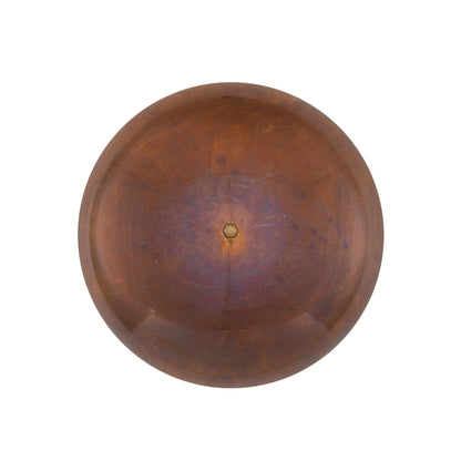 Luqa Vintage Brass Dish Wall Light
