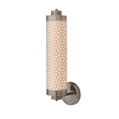 Applique murale Ocala en laiton avec grille hexagonale