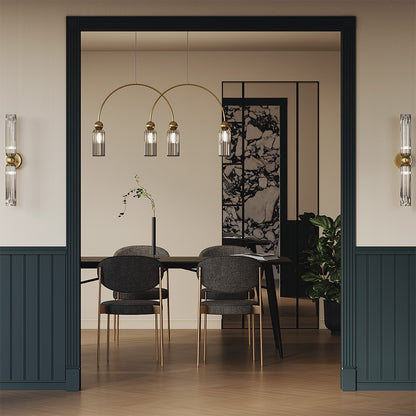 Antic Glass Slim Wall Light