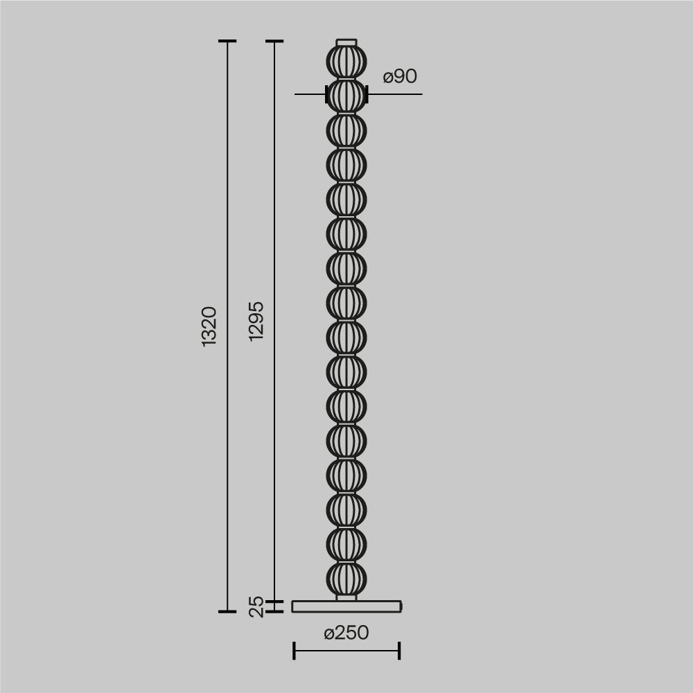 Amulet Glass Floor Lamp