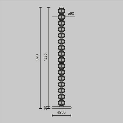 Amulet Glass Floor Lamp