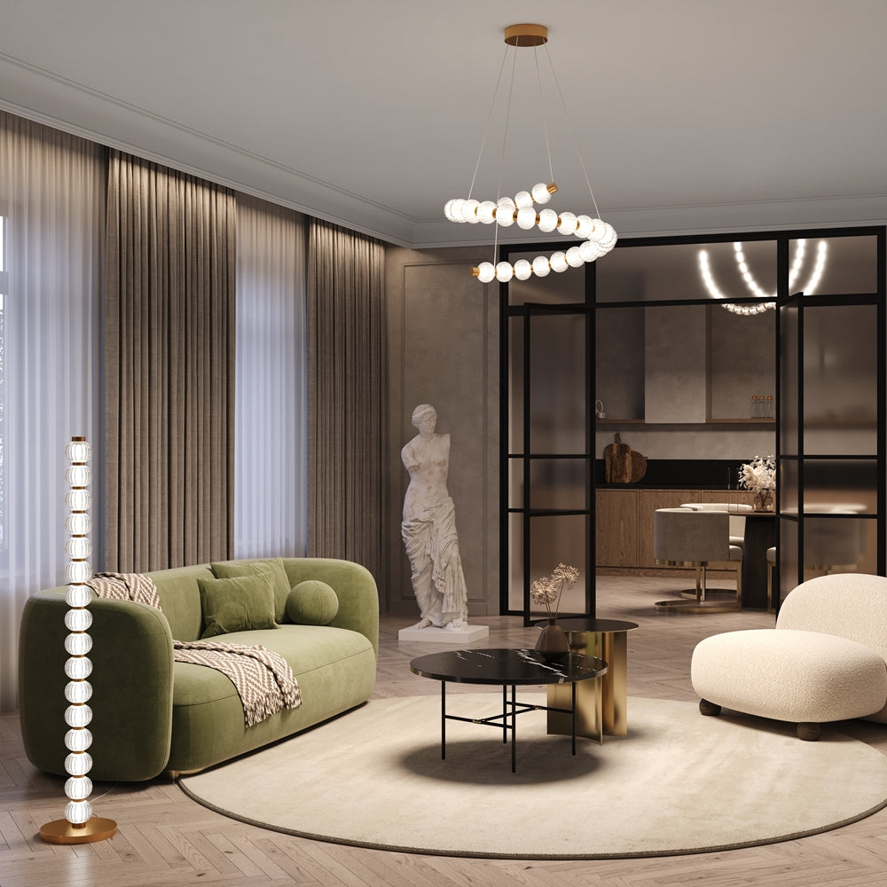 Amulet Glass Floor Lamp
