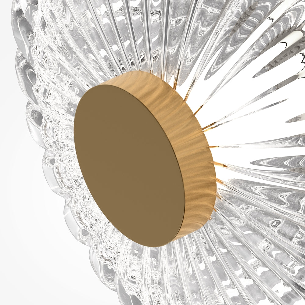 Amulet Glass Round Wall Light