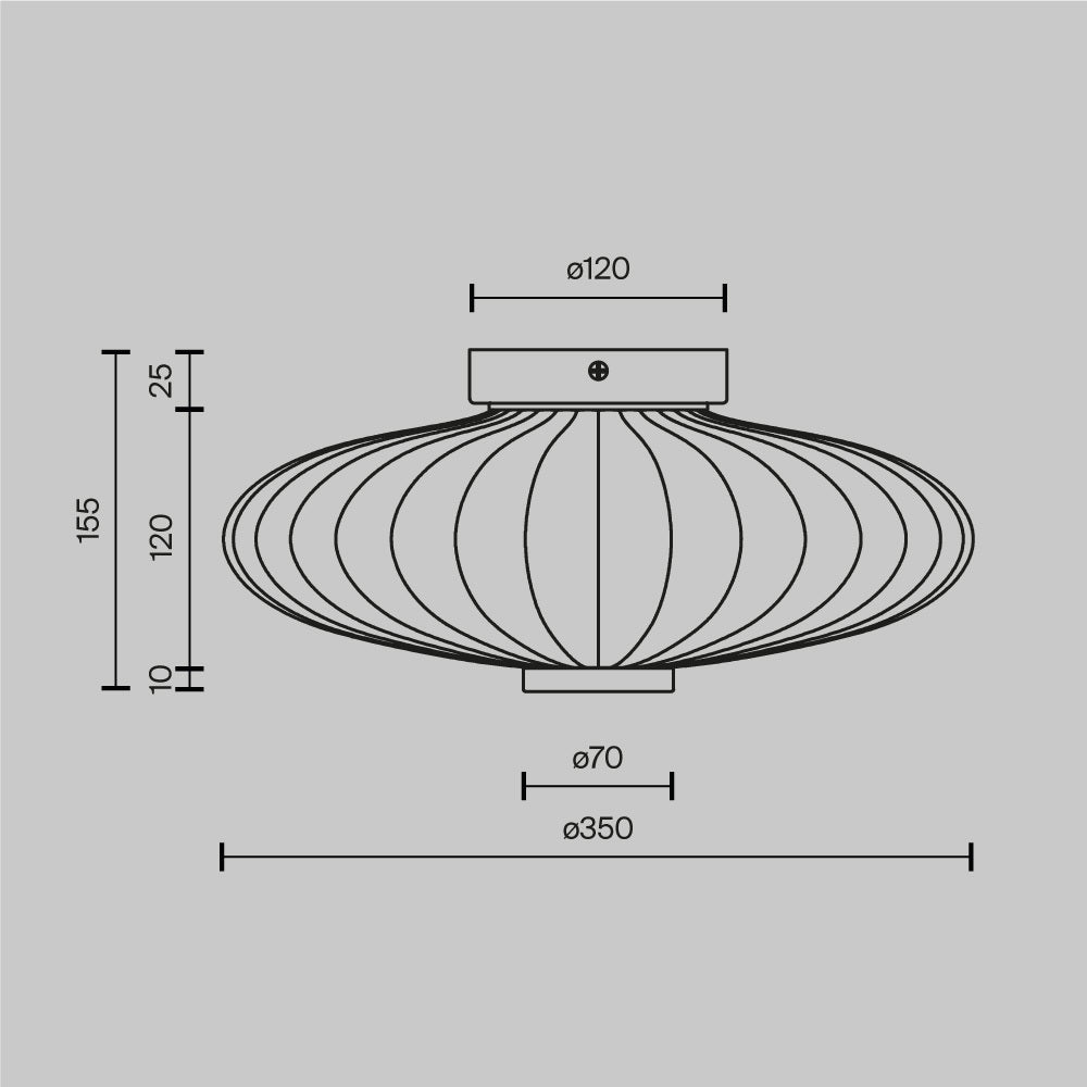 Amulet Glass Round Wall Light