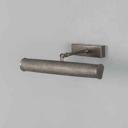 Cambridge Adjustable Reeded Brass Picture Light IP20