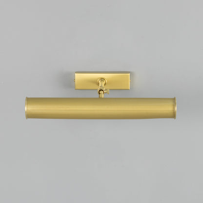 Cambridge Adjustable Reeded Brass Picture Light IP20