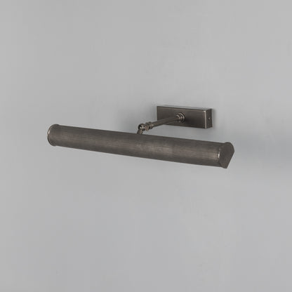 Cambridge Adjustable Reeded Brass Picture Light IP20