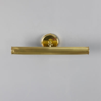 Cambridge Adjustable Reeded Brass Picture Light IP20