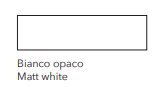 Penta Light Matte White finish sample