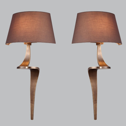 Nero Pair of Wall Lights