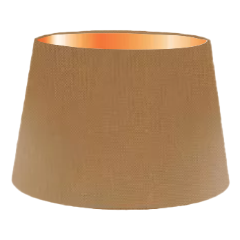 Ochre Silk French Drum Lampshade