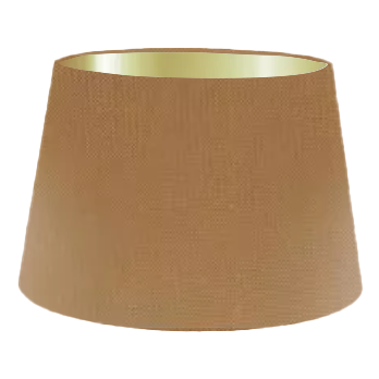 Ochre Silk French Drum Lampshade