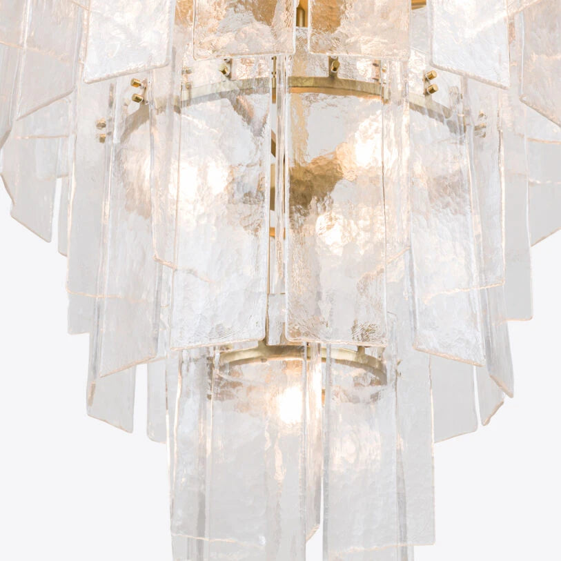 Berlin Glass Spiral Chandelier