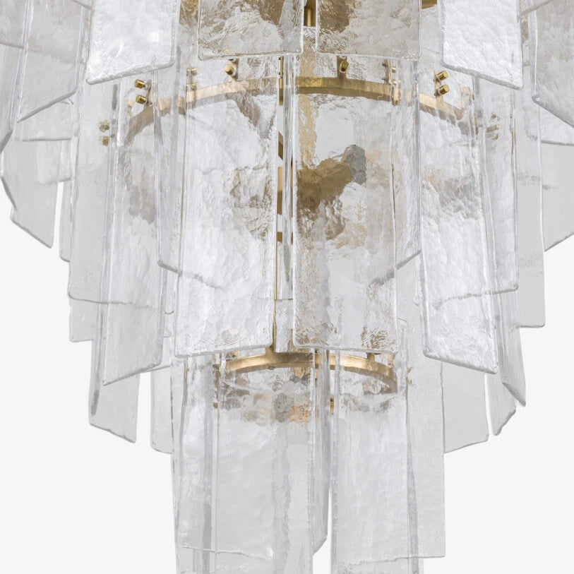 Berlin Glass Spiral Chandelier