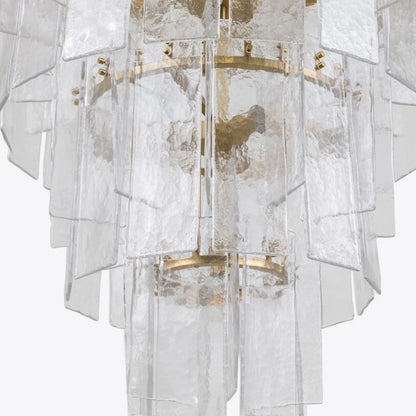 Berlin Glass Spiral Chandelier