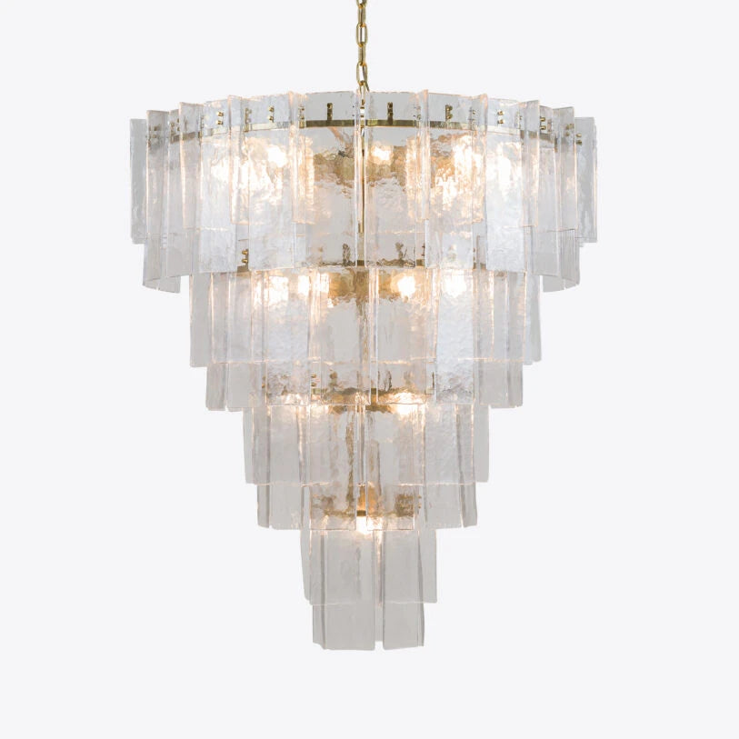 Berlin Glass Spiral Chandelier