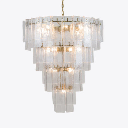 Berlin Glass Spiral Chandelier