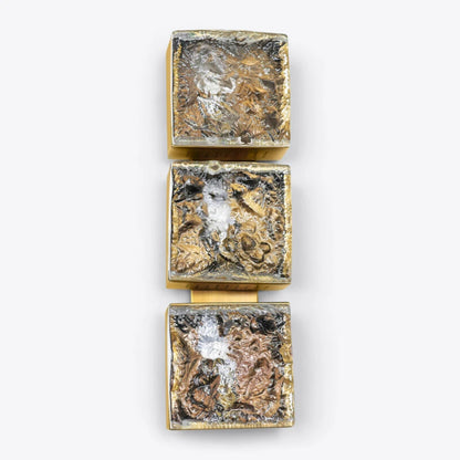 Lorenzo Triple Square Glass Wall Light