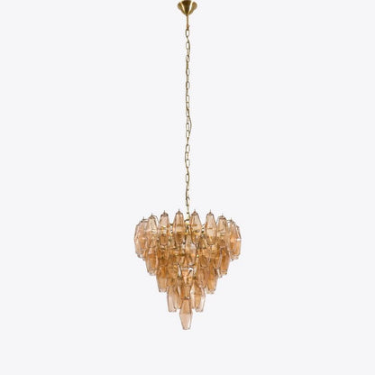 Lustre en verre à plusieurs niveaux Asti