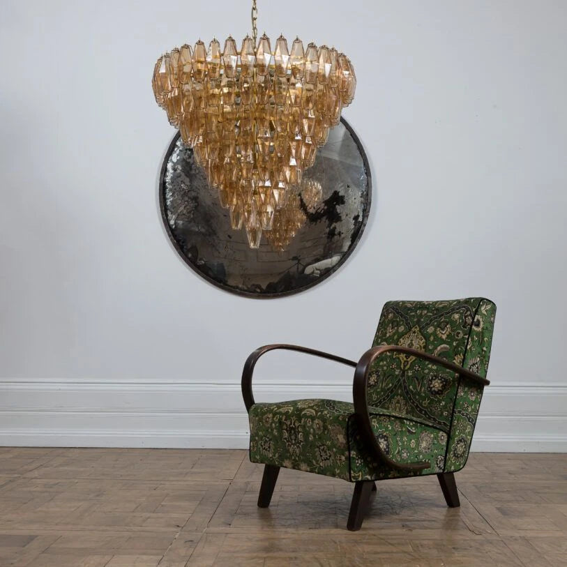 Lustre en verre à plusieurs niveaux Asti