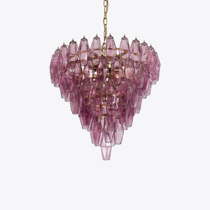 Lustre en verre à plusieurs niveaux Asti