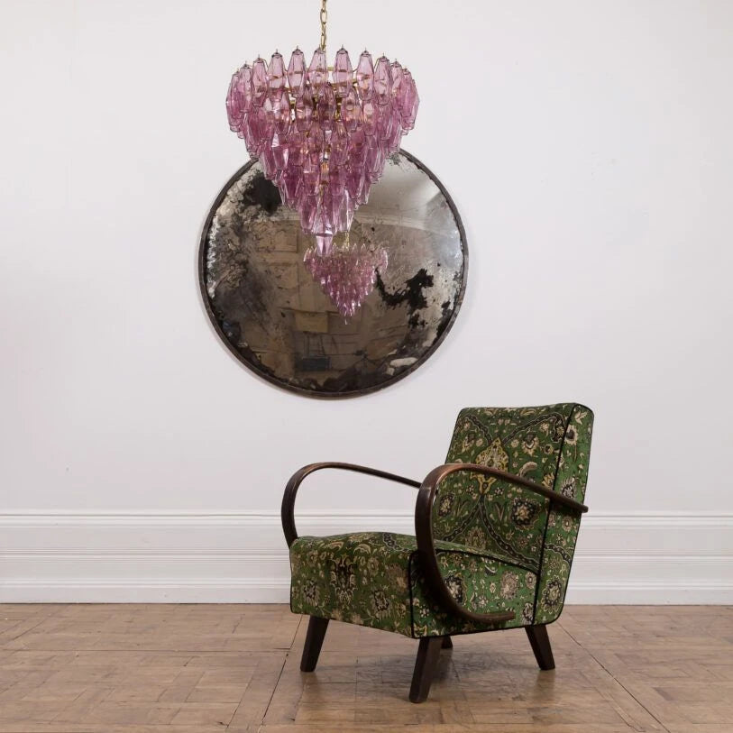 Lustre en verre à plusieurs niveaux Asti