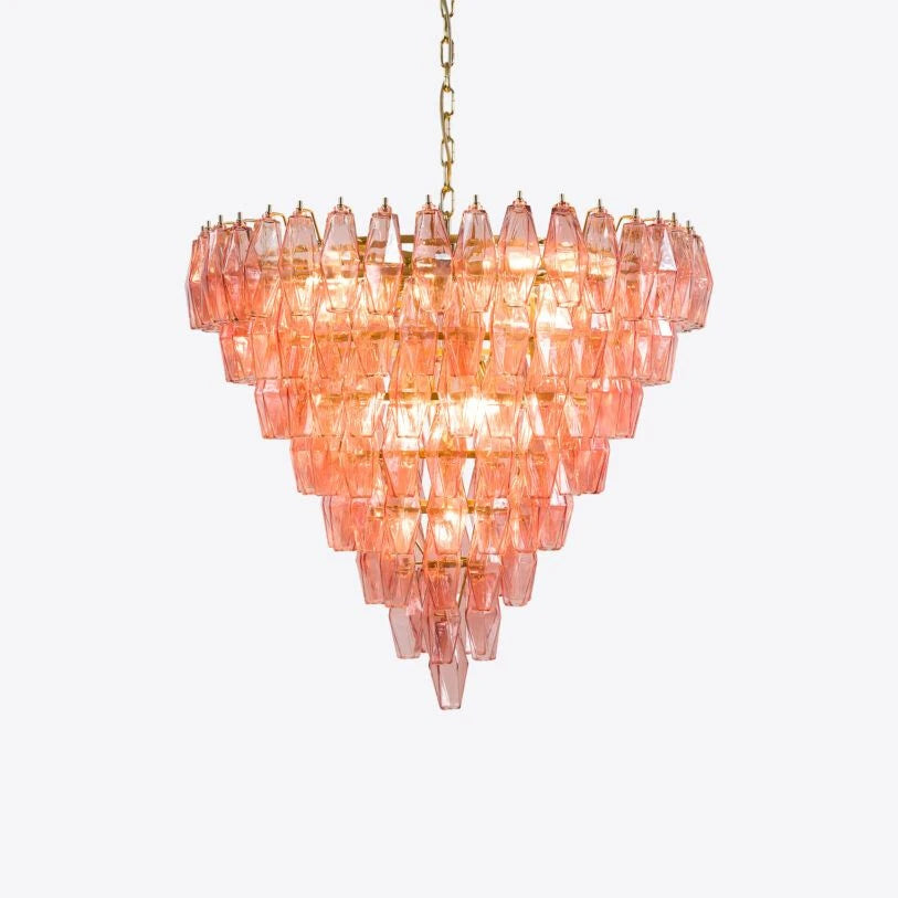 Lustre en verre à plusieurs niveaux Asti