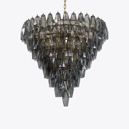 Lustre en verre à plusieurs niveaux Asti
