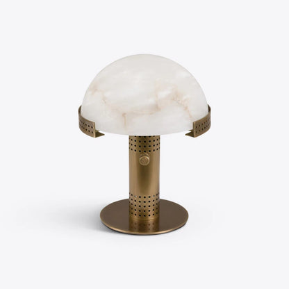 Bronx Alabaster Mushroom Table Lamp
