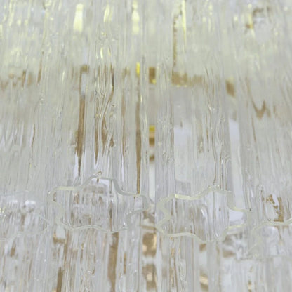 Lustre Manhattan en verre transparent
