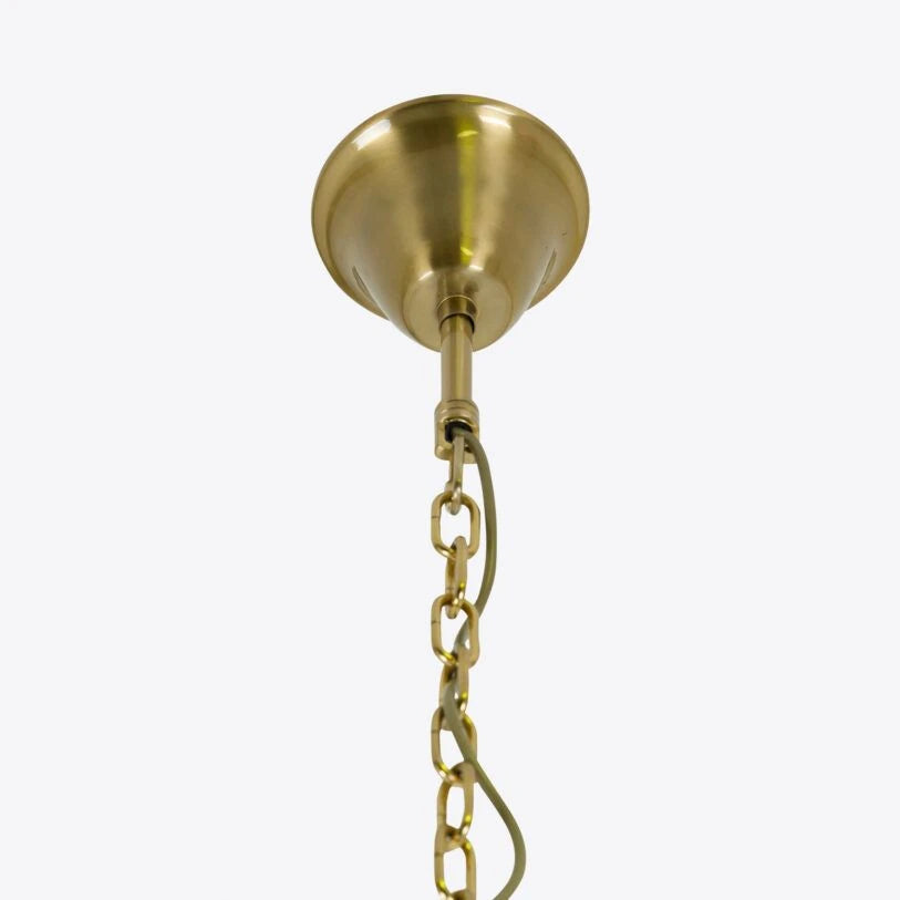 Lustre Manhattan en verre transparent