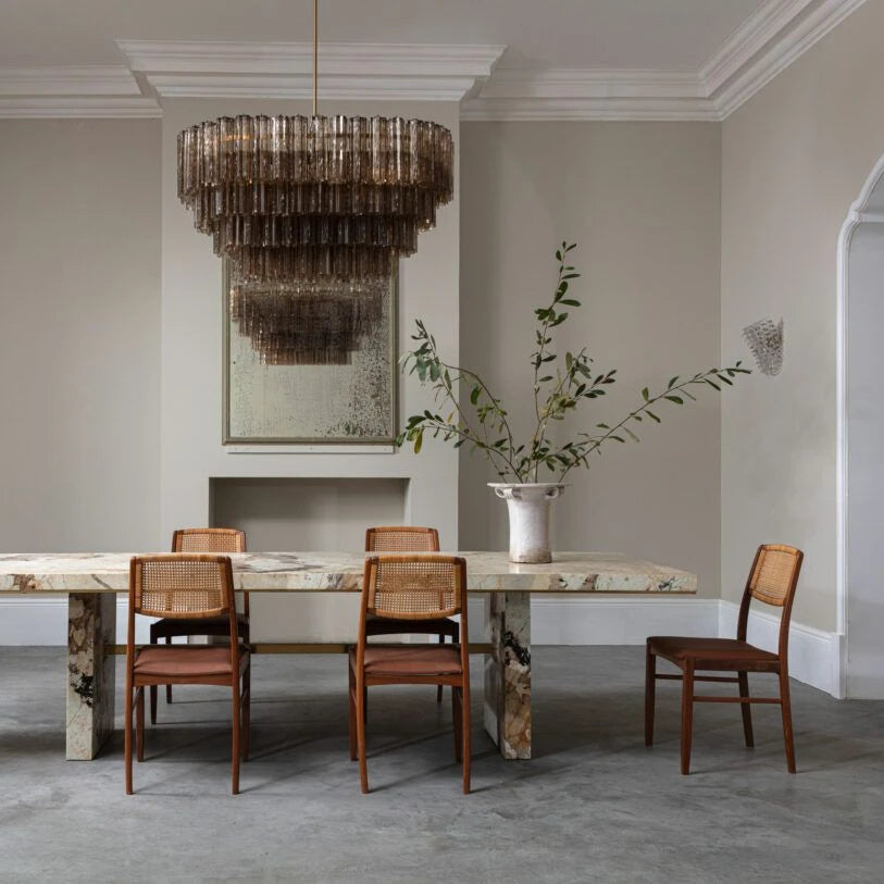 Treviso Dining Fluted Glass Chandelier