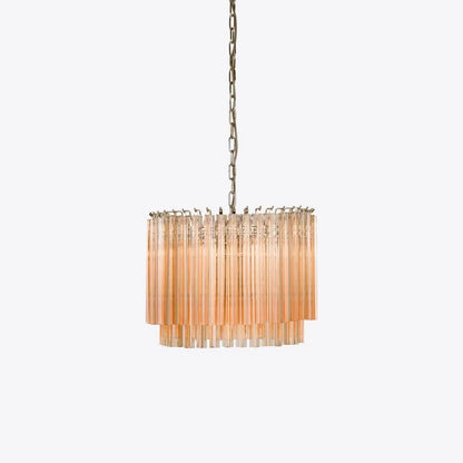 Lustre tambour en verre Amaro Piccolo