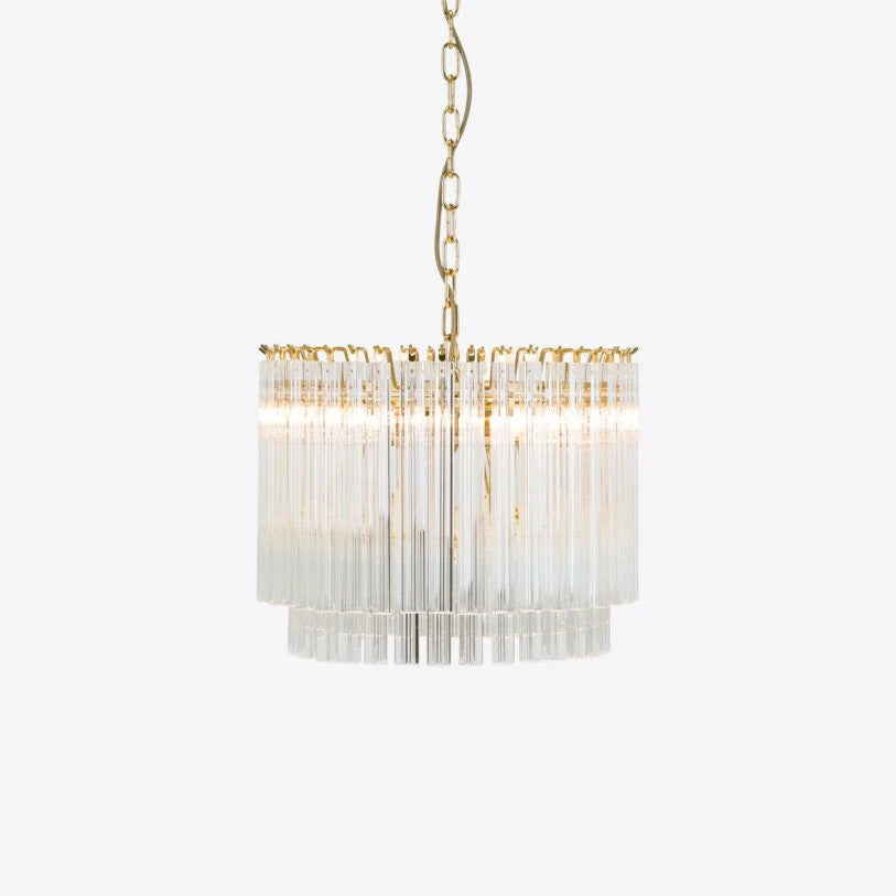 Lustre tambour en verre Amaro Piccolo