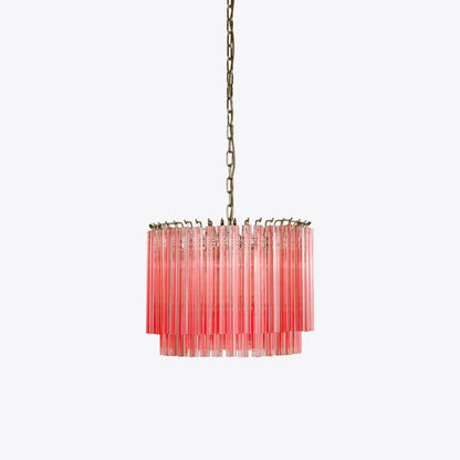 Lustre tambour en verre Amaro Piccolo