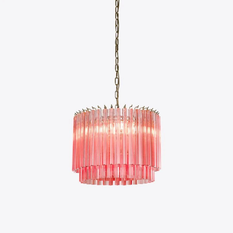 Lustre tambour en verre Amaro Piccolo