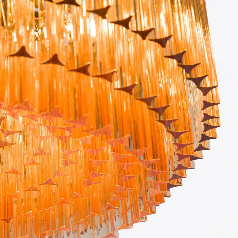 Lustre tambour en verre Amaro Piccolo