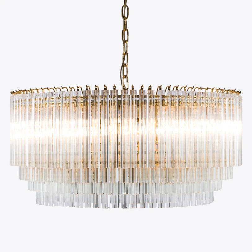 Lustre tambour en verre Amaro Piccolo