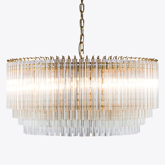 Lustre tambour en verre Amaro Piccolo