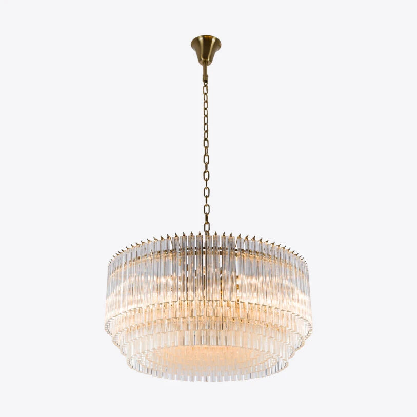 Lustre tambour en verre Amaro Piccolo